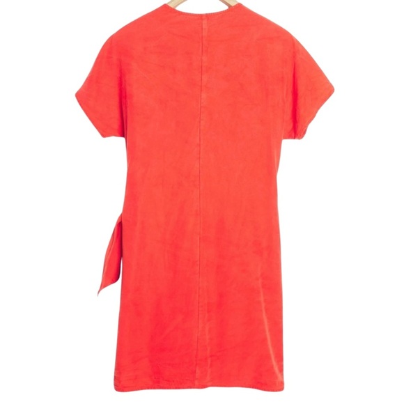Anthropologie Amadi Miena Mini Red Wrap V-Neck Dress SZ X- Large Casual NWT READ - Picture 12 of 12